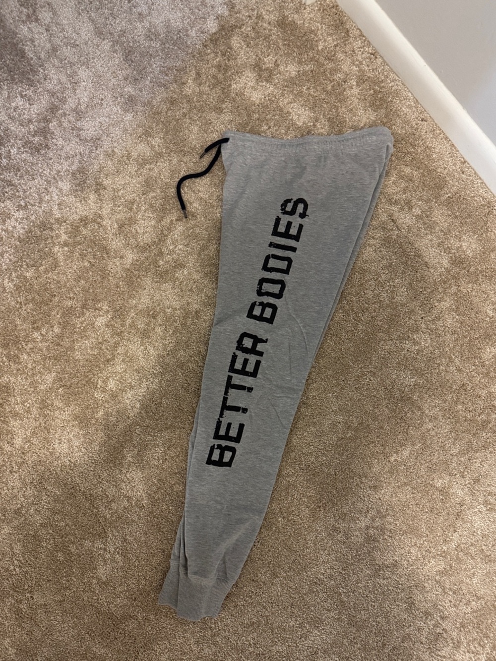 BETTER BODIES Women’s Gray Jogger with Bold Logo